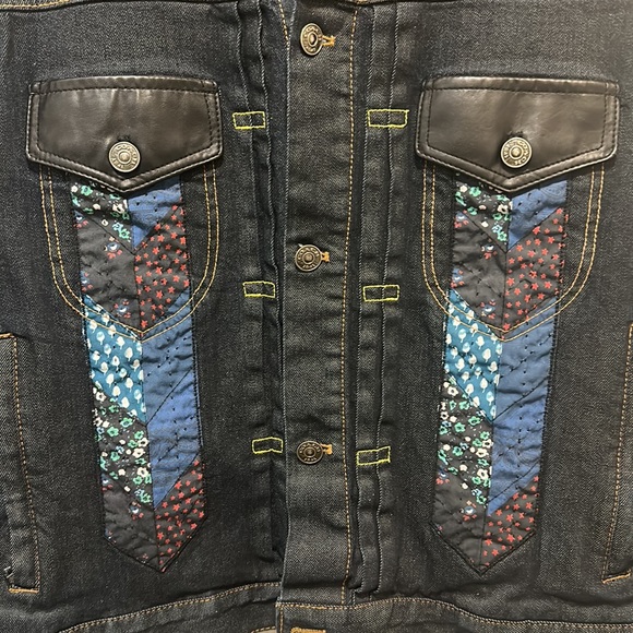 Coach 1941 Runway Patchwork Denim Jacket - Picture 5 of 11